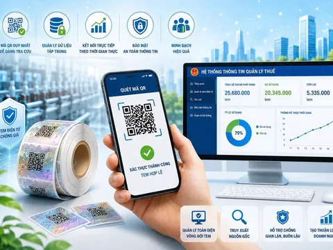 Quản lý tem điện tử rượu, thuốc lá từ yêu cầu minh bạch thị trường