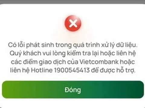 Xác thực khuôn mặt ngày đầu: App Vietcombank bất động, khách hàng bức xúc!